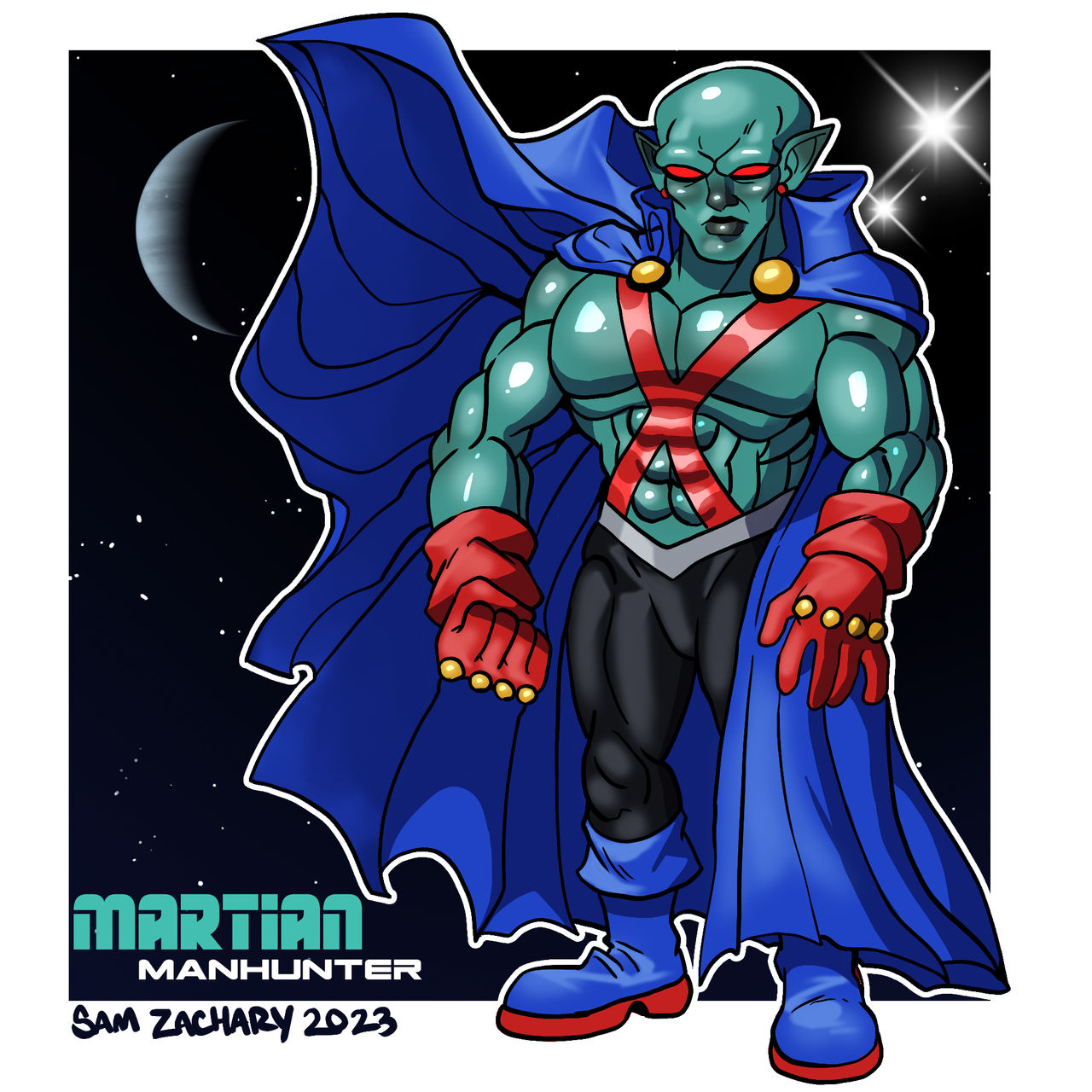 Martian Manhunter By SamZacharyArts On DeviantArt martian-manhunter-by-samzacharyarts-on-deviantart
