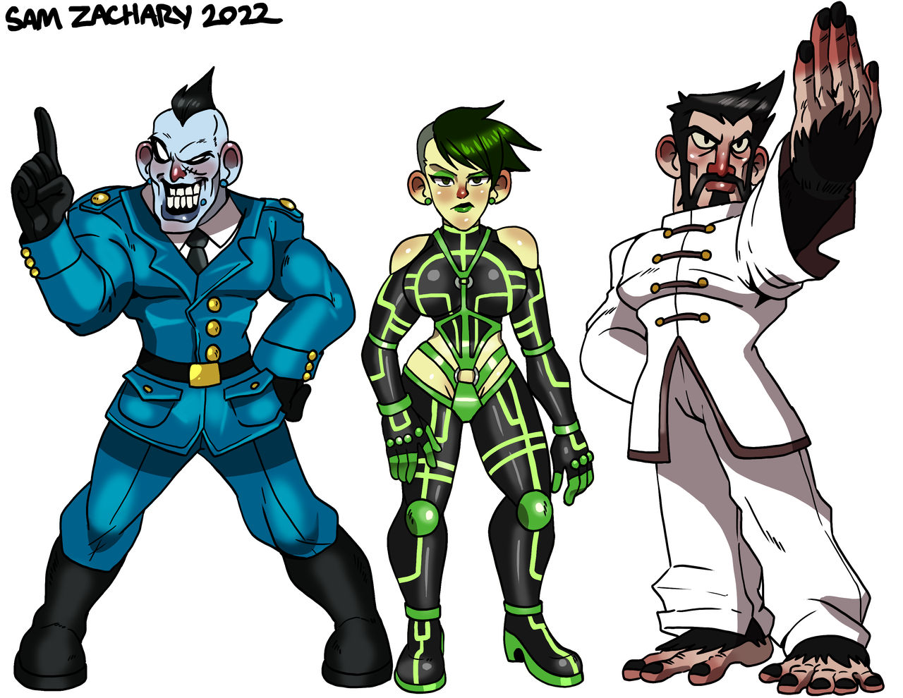 Random Evil Guy Character Evil guys by SamZacharyArts on DeviantArt