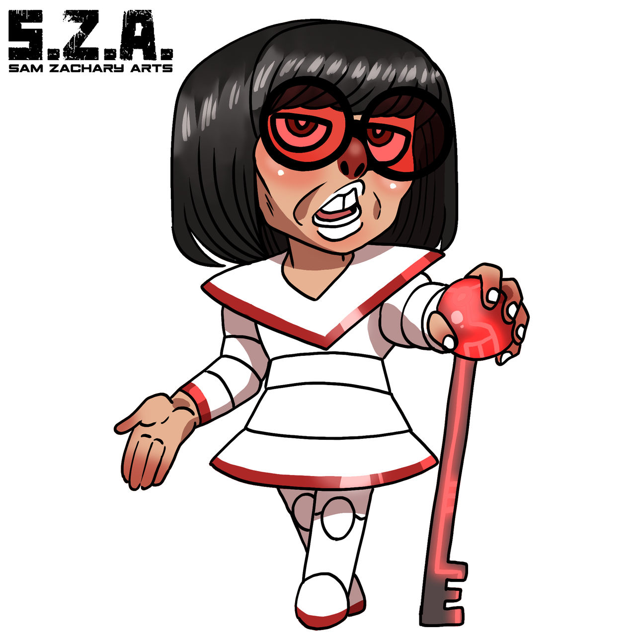Edna Mode by SamZacharyArts on DeviantArt