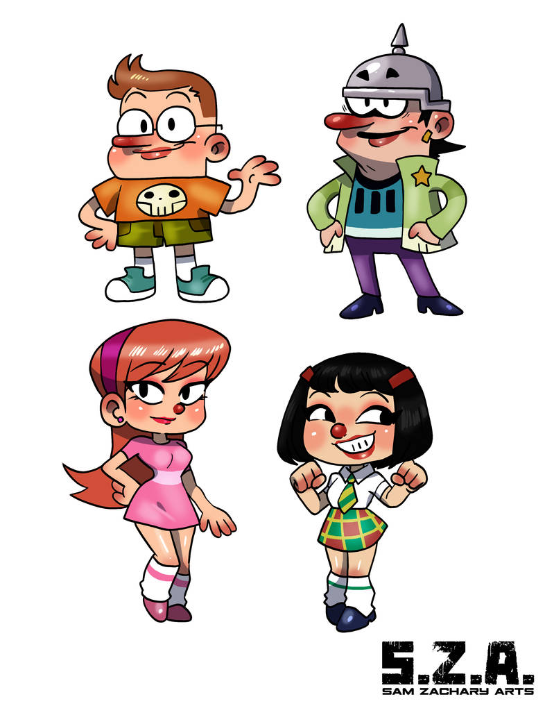 Sidekick Simplistic Sidekick Characters by SamZacharyArts on DeviantArt