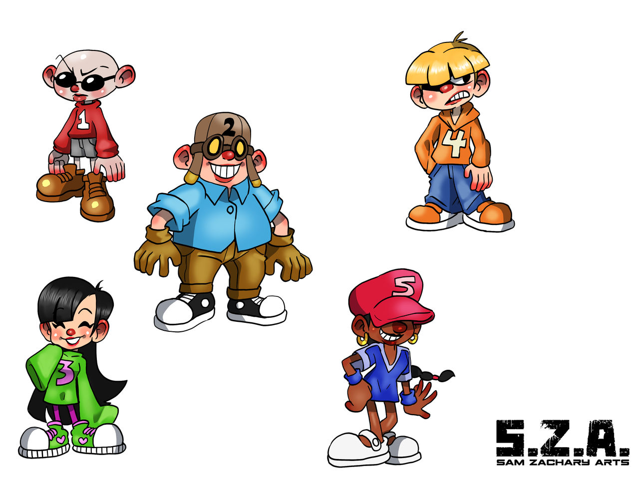 Knd Muscle KND Characters by SamZacharyArts on DeviantArt