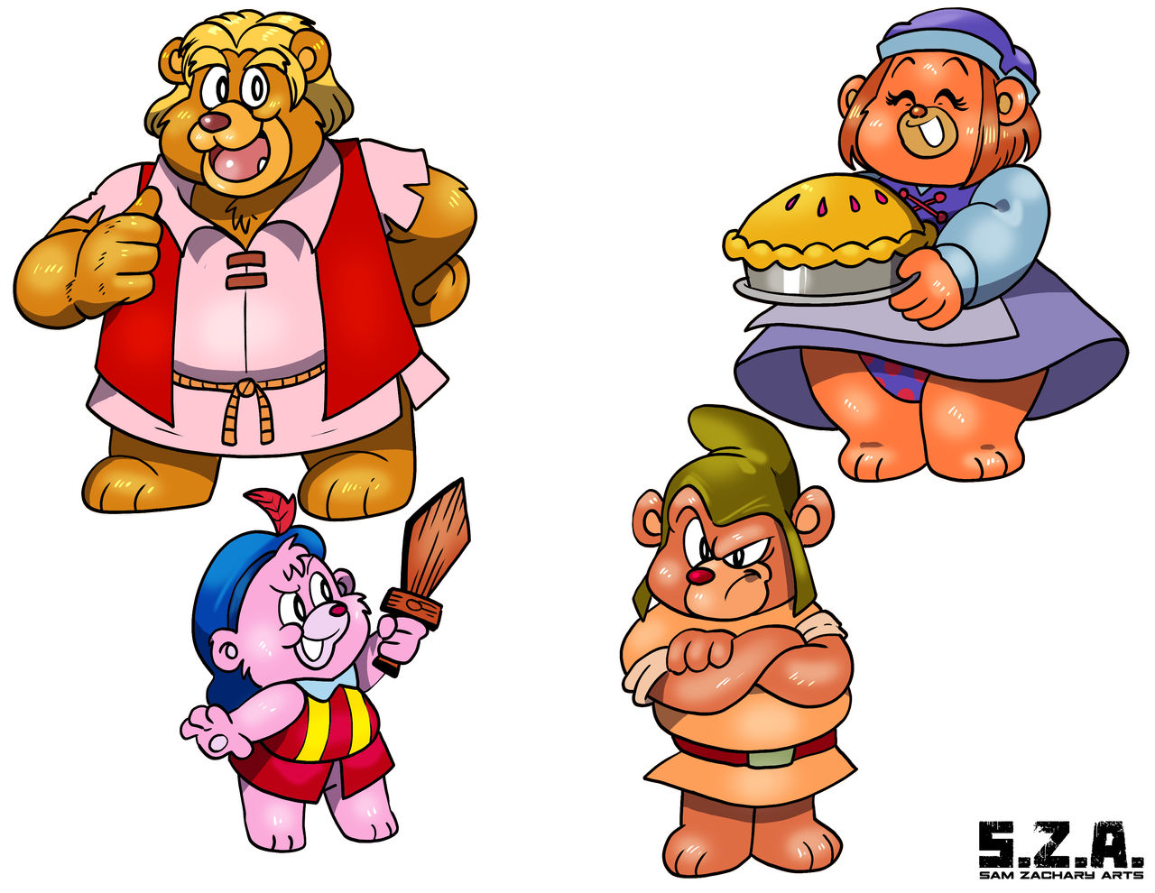 Deviantart Gummi Gummi Bears 1 by SamZacharyArts on DeviantArt