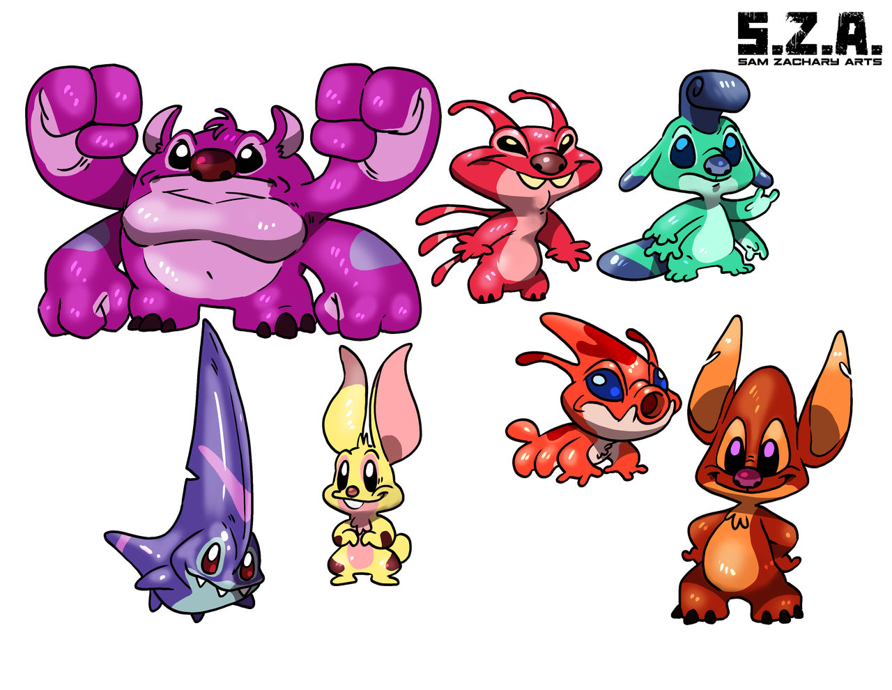 Experiment 548 Lilo Stitch Experiments by SamZacharyArts on DeviantArt