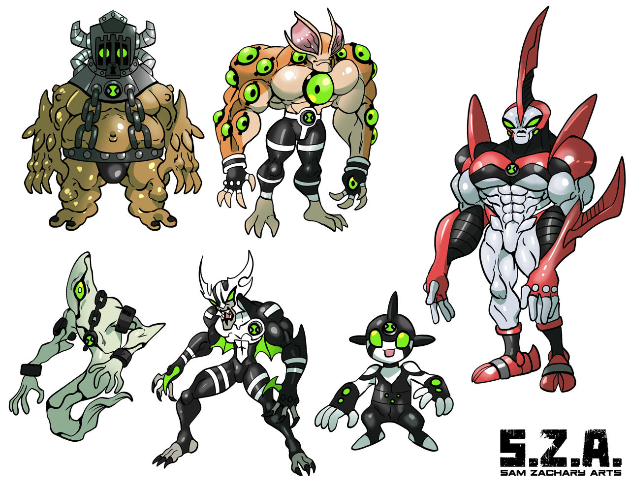 Deviantart Alien Types Alien Art by SamZacharyArts on DeviantArt