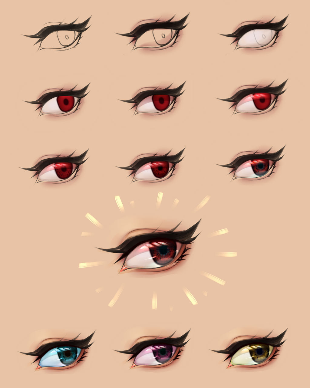 Step-By-Step: Messy Eye