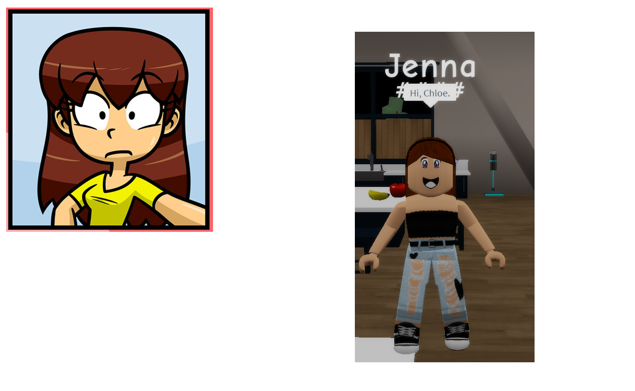 Chloe meets Jenna in Roblox Brookhaven RP by Kate298100 on DeviantArt