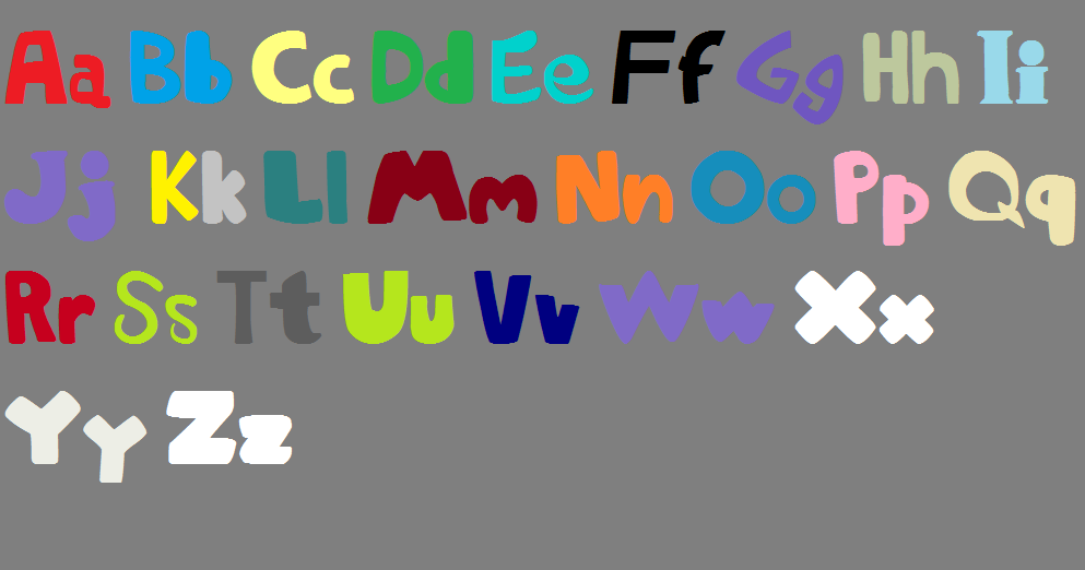 B - Alphabet Lore Color Style by MAKCF2014 on DeviantArt