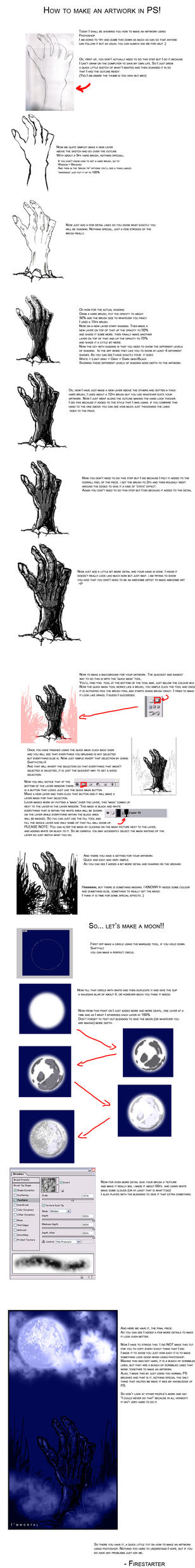 How to make an artwork in PS by Fire-start-er on DeviantArt