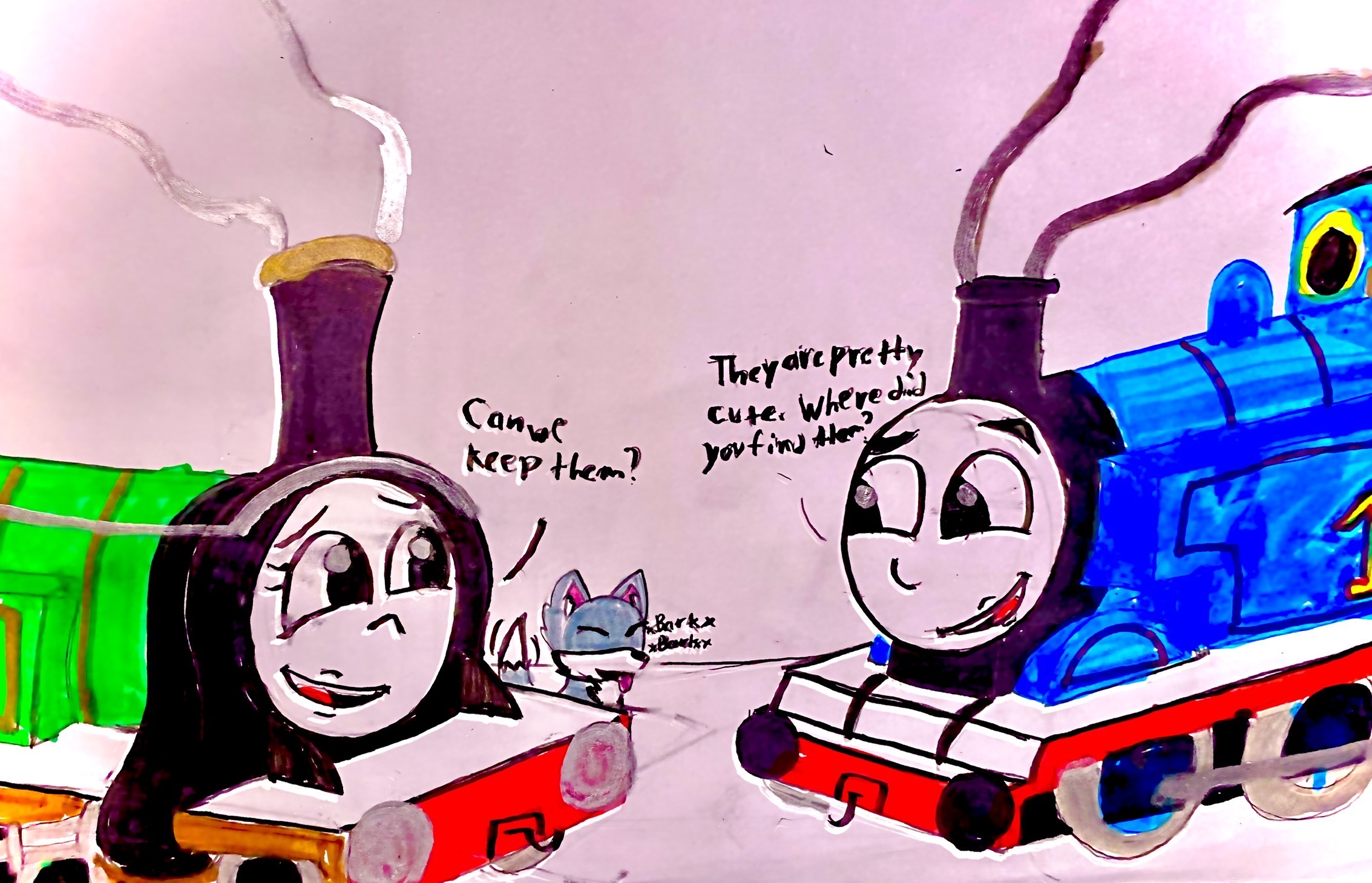 Emily and Thomas: Dog Days (my style) by Puppetqueen1 on DeviantArt Emily and Thomas: Dog Days (my style) by Puppetqueen1 on DeviantArt