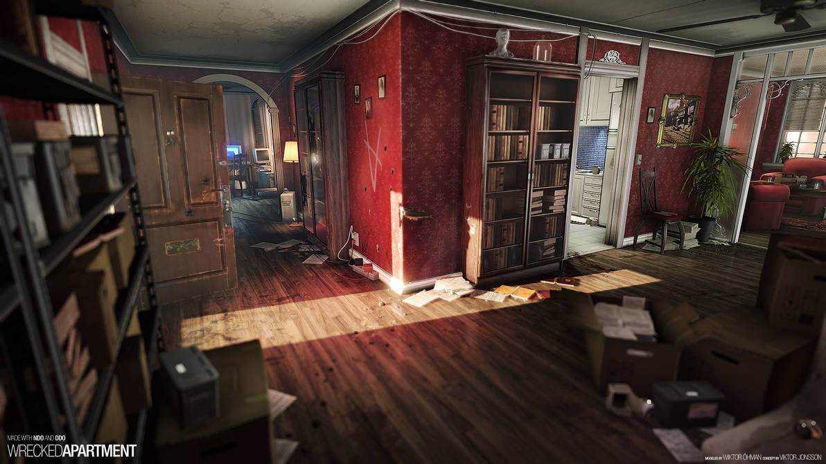 Wrecked Apartment by beere