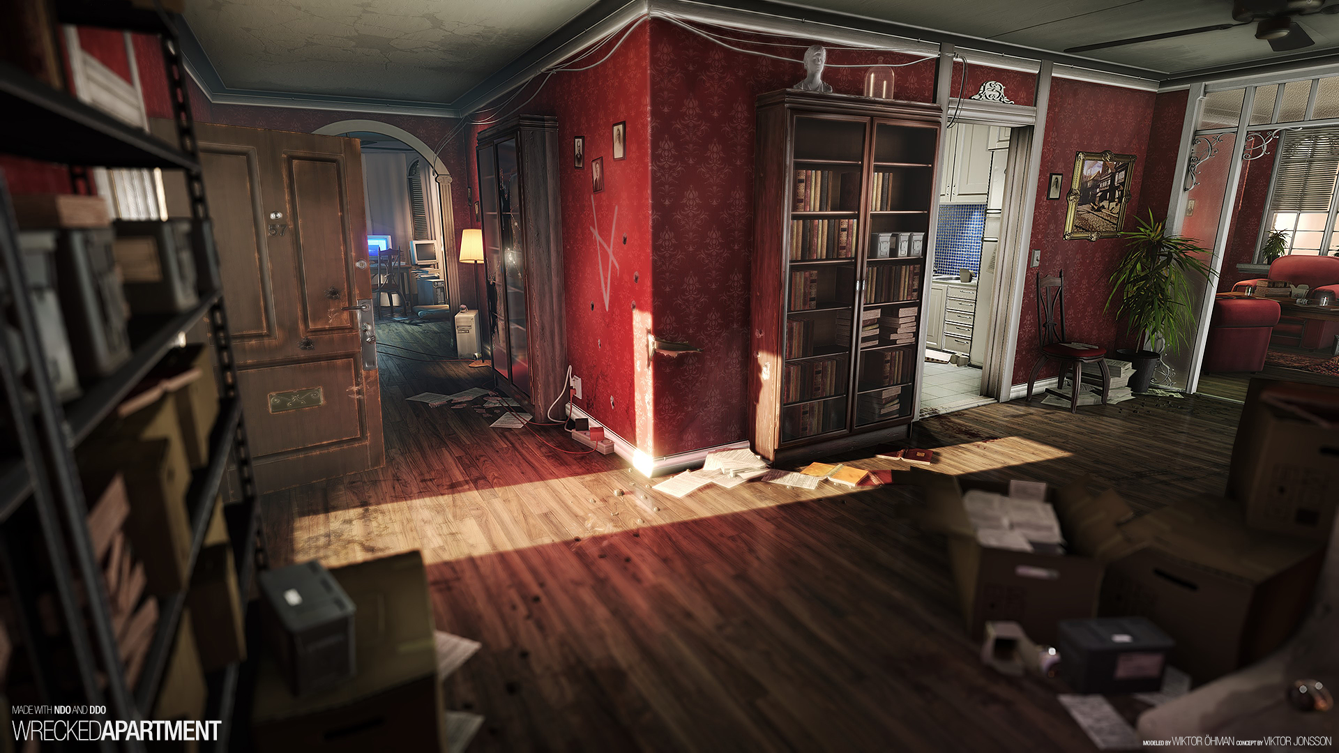 Wrecked Apartment by beere