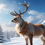 Happy reindeer