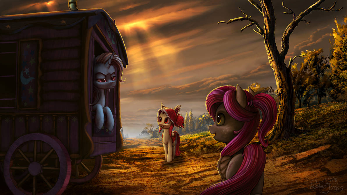 My little pony watching. МЛП повозка трикси. Пони арт. МЛП пейзажи. МЛП средневековье.