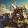 steampunky windmill