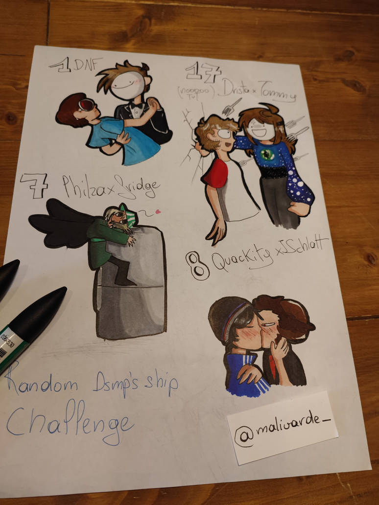 Random Dsmp Member Generator Random DSMP ship challenge (part 1) by Malivarde on DeviantArt