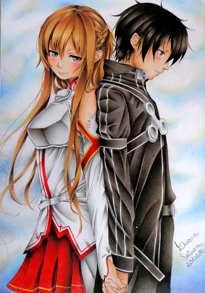 Kirito and Asuna - Sword Art Online