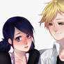 Adrien and Marinette