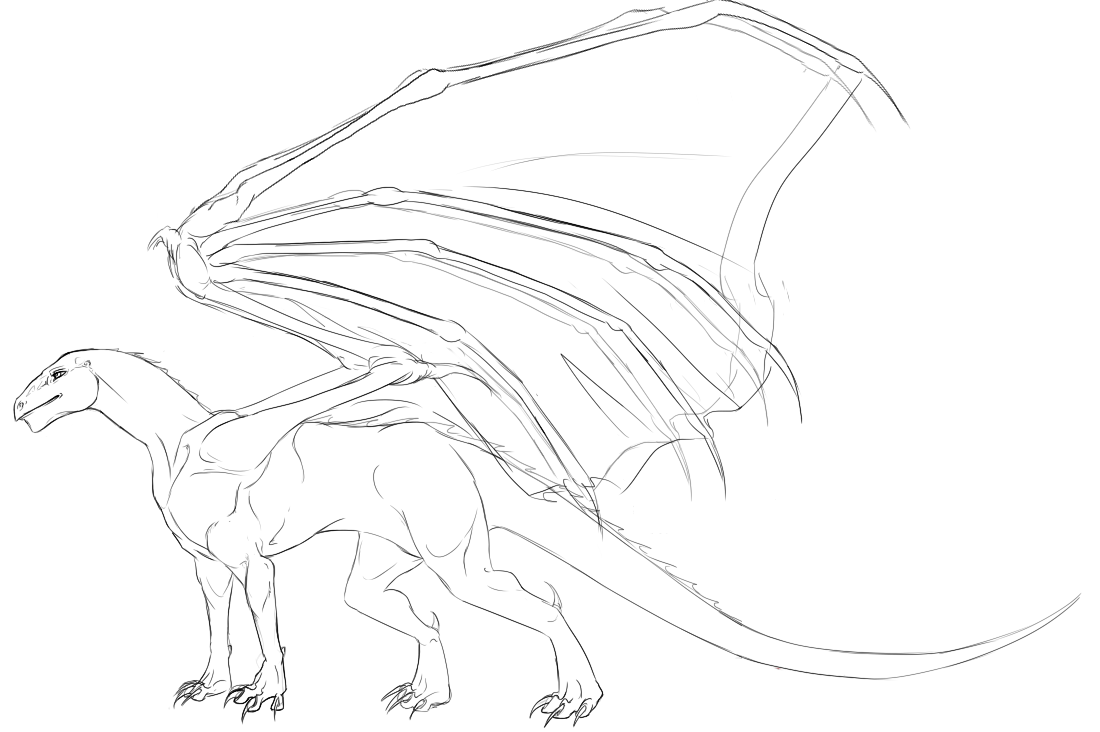 Male Dragon Reference Base- 2 by Draken-Dystopia on DeviantArt