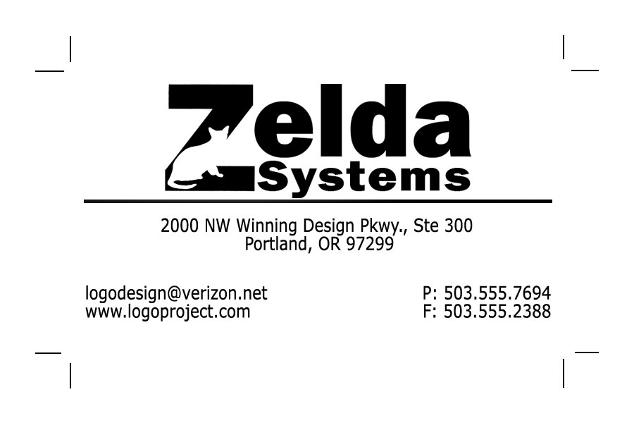 Zelda Systems Business Card by Mechanismatic