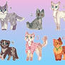 Cat Adopts (4/6) OPEN!