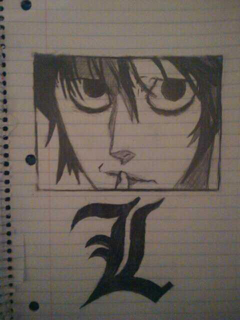 Death Note Fan Art: L Lawliet by DeathNoteFanL on DeviantArt
