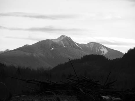 Mountain Kissing Sky