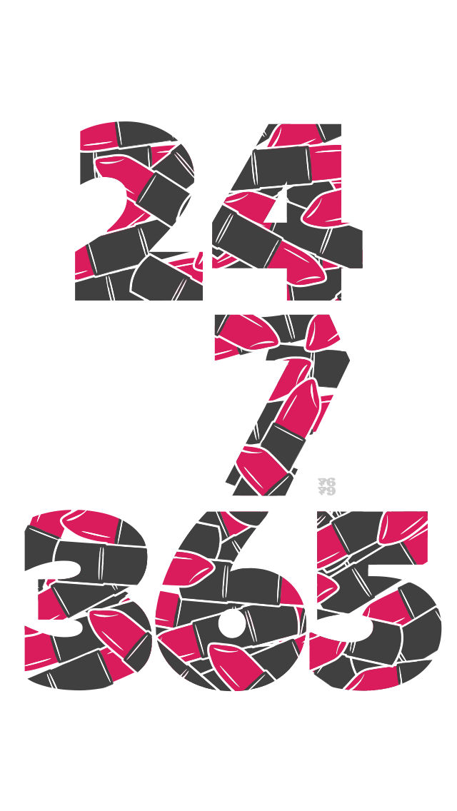 24 7 365 Lipstick Iphone5 Wallpaper By Yumgsta On Deviantart 24 7 365 Lipstick Iphone5 Wallpaper By Yumgsta On Deviantart