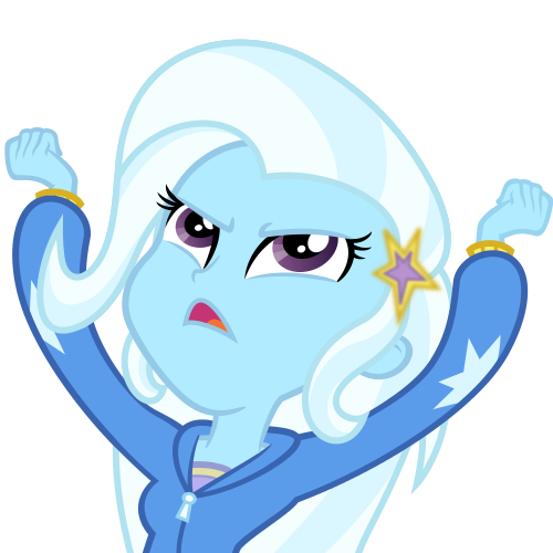 Trixie is Hungry EQG Emote