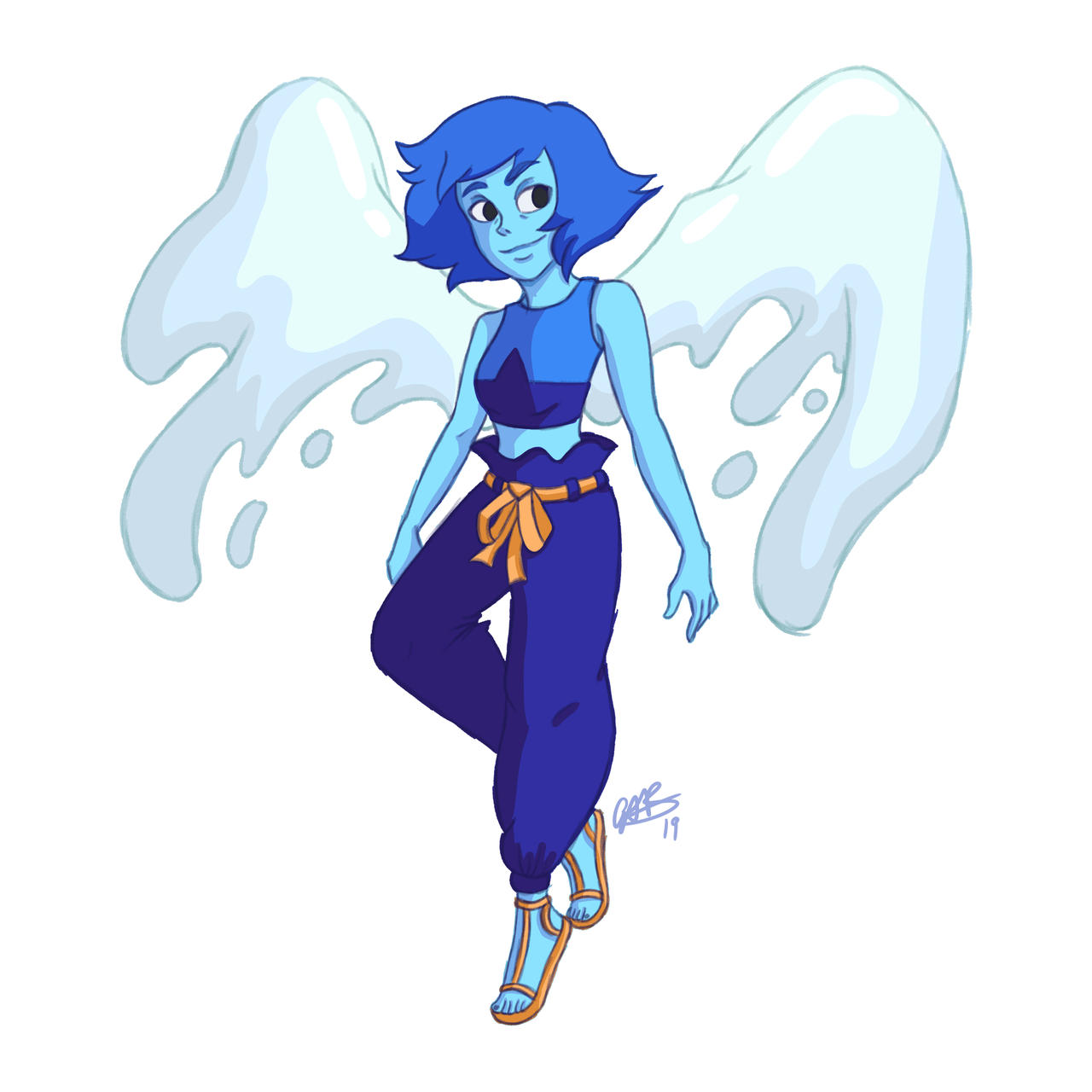 Lapis Lazuli New Form by GapsArt on DeviantArt