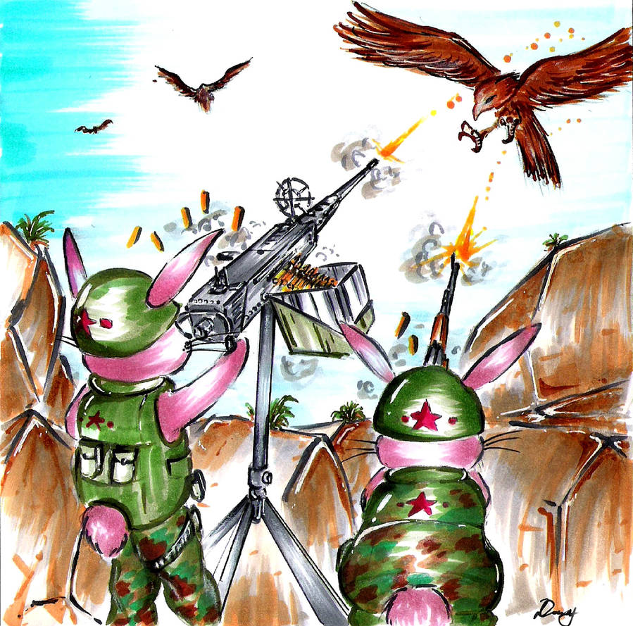 Pink Rabbit Fight Rabbit fight by dannylai05 on DeviantArt