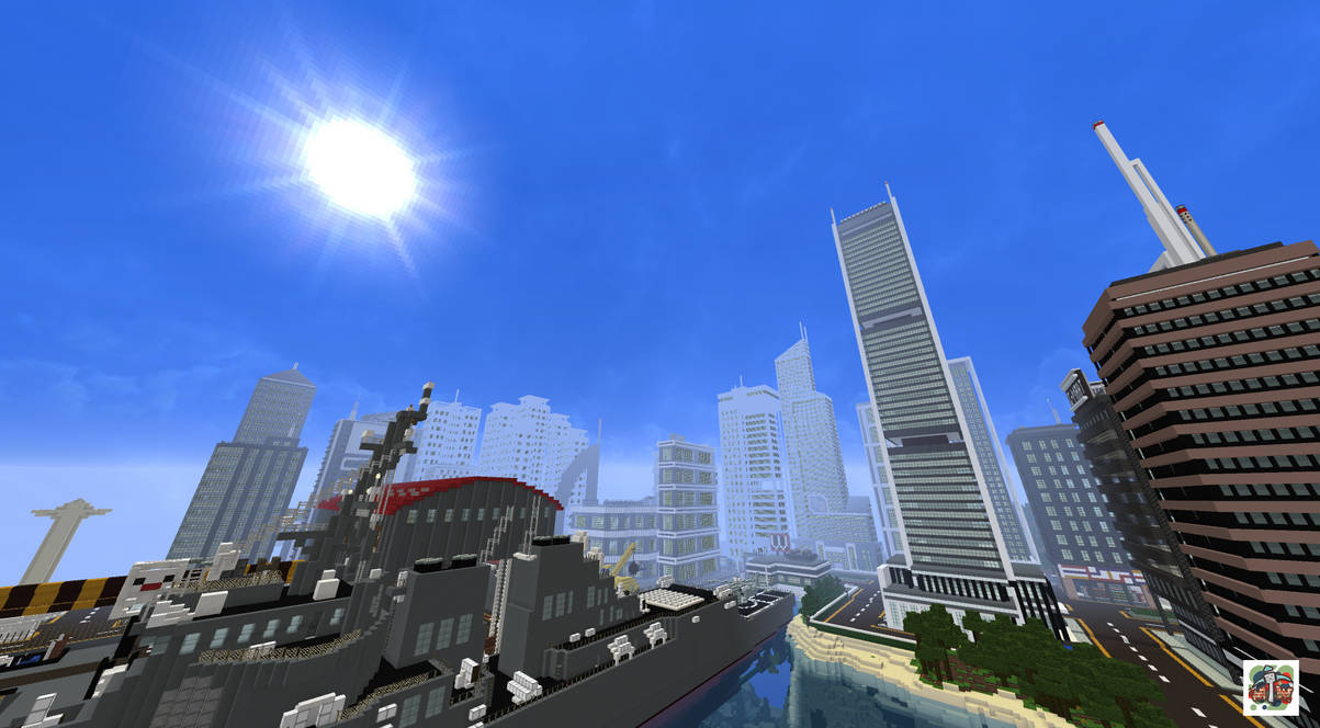 Ocean city in minecraft MayorTW by dannylai05 on DeviantArt