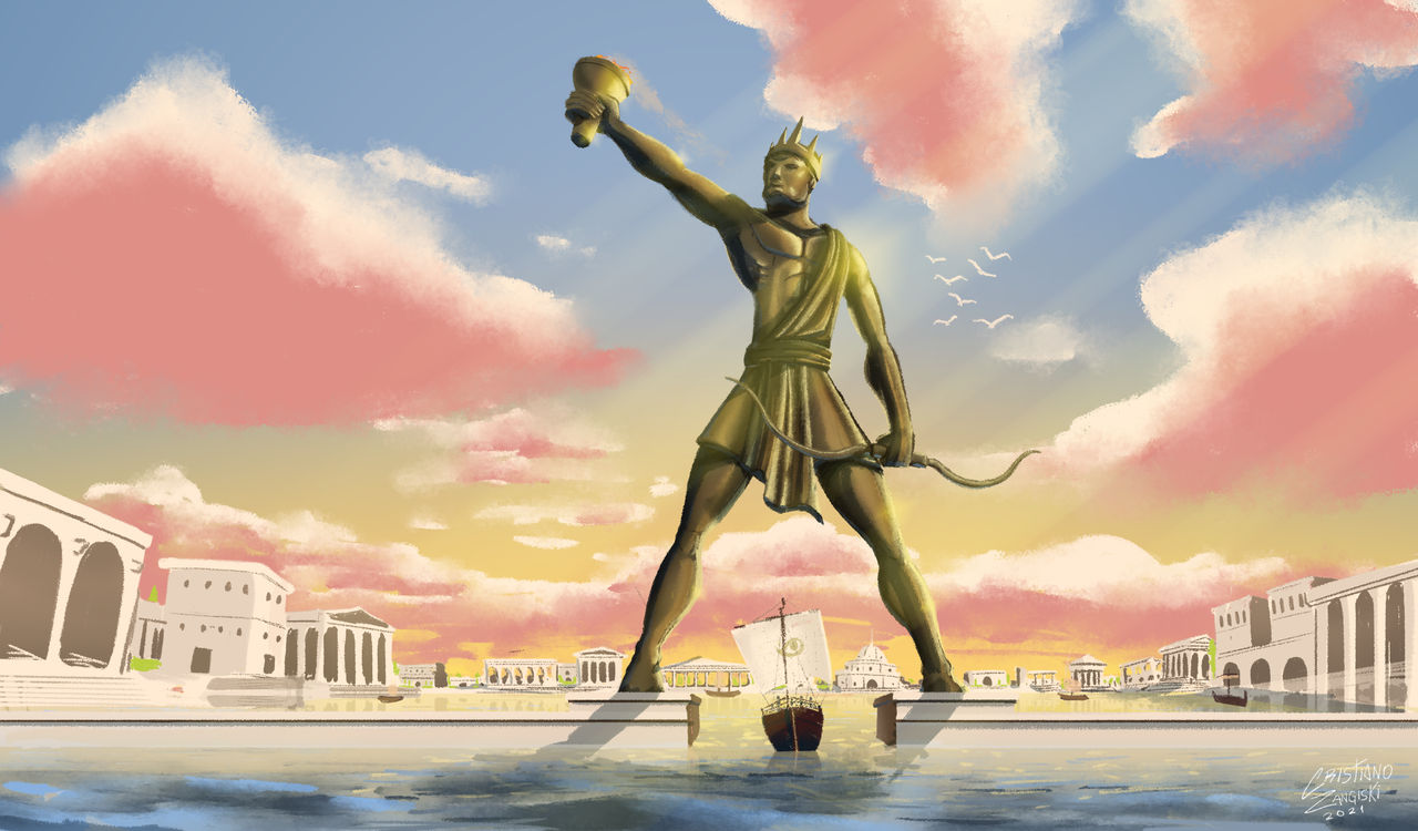 Colossus of Rhodes by Zangiski on DeviantArt