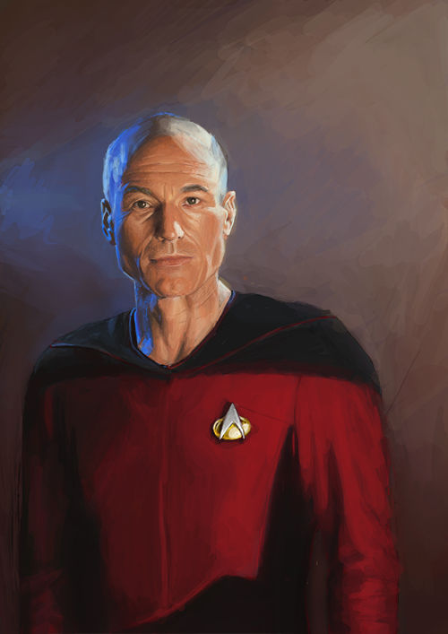 Picard WIP by silverghostDK on DeviantArt