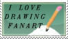 Fanart stamp