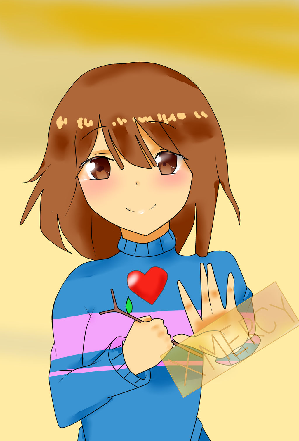 Frisk Undertale Fan art by CharaArt24 on DeviantArt