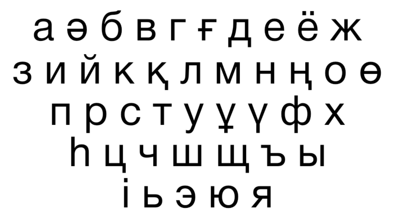 Kazakh Script Kazakh Alphabet by ARTYNOTES24 on DeviantArt