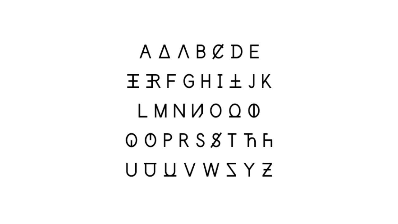 Unifon Alphabet by ARTYNOTES24 on DeviantArt