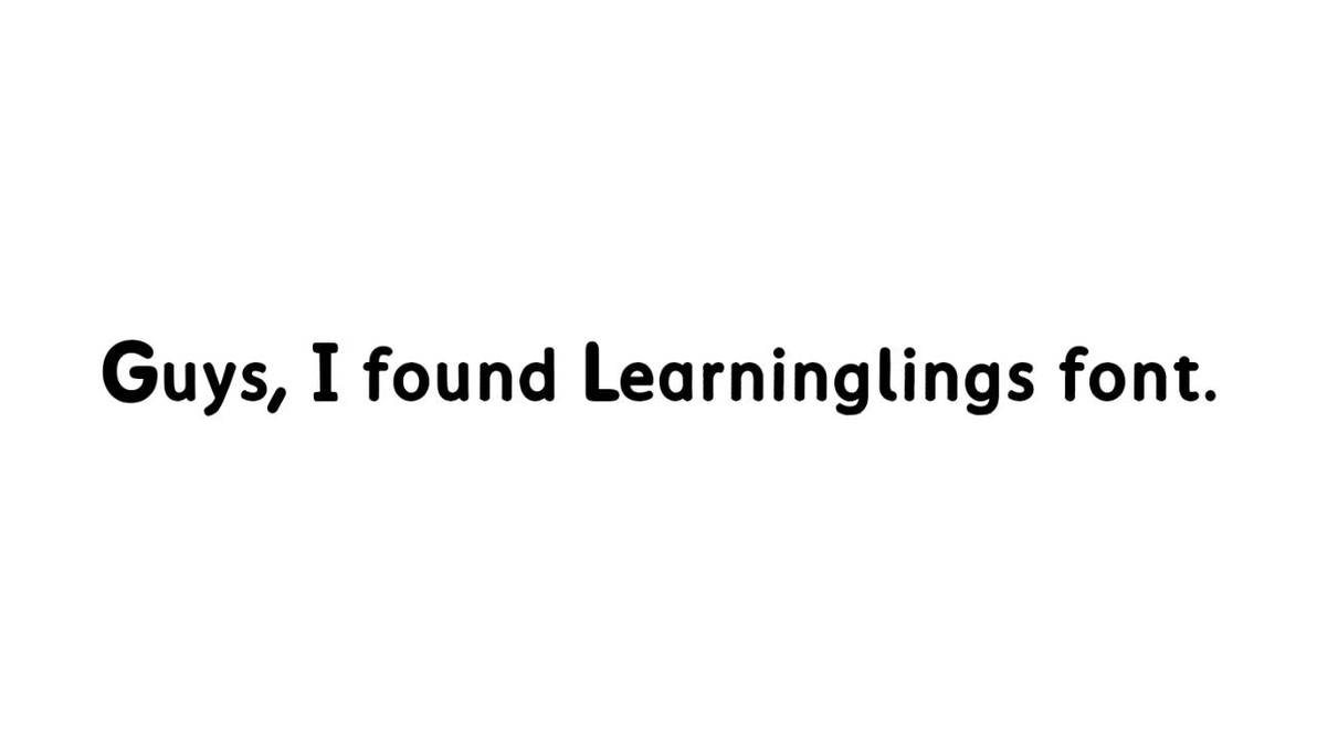 Guys, I found Learninglings font. by ARTYNOTES24 on DeviantArt