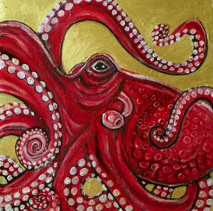 Red Octopus