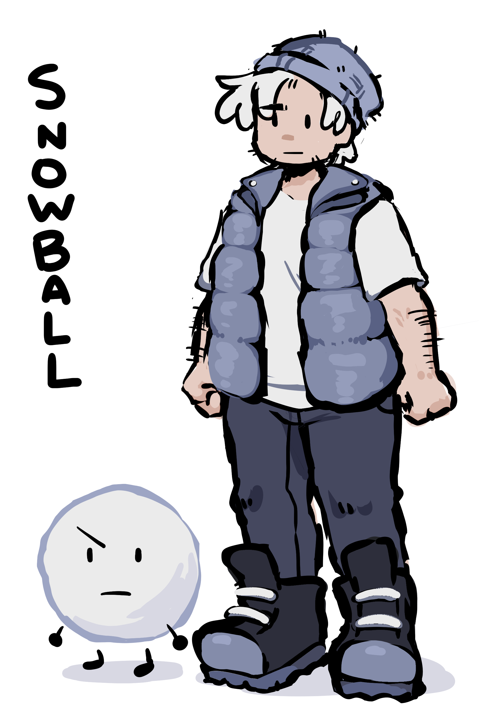 Snowball Bfdi Rizz snowball human | BFDI by sheep-kinta on DeviantArt