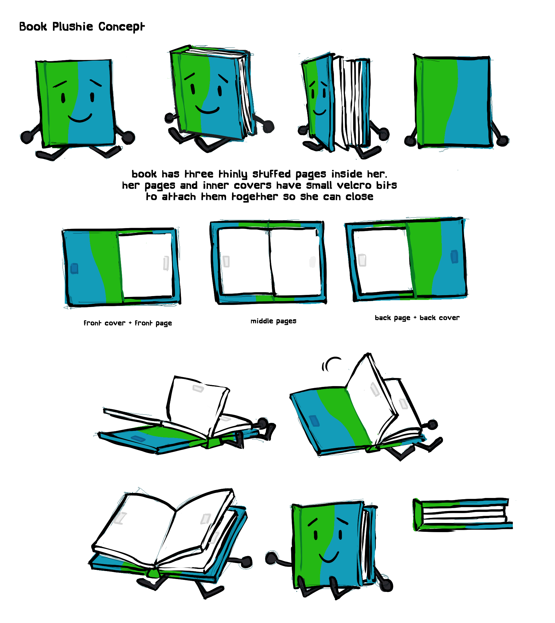 Book Bfdi Deviantart BFDI PLUSHIE CONCEPT: Book by sheep-kinta on DeviantArt