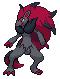 Zoroark Scratch by CyndersAlmondEyes