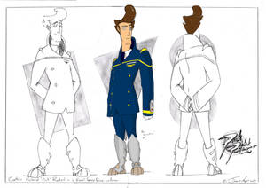 Rick Rocket model sheet