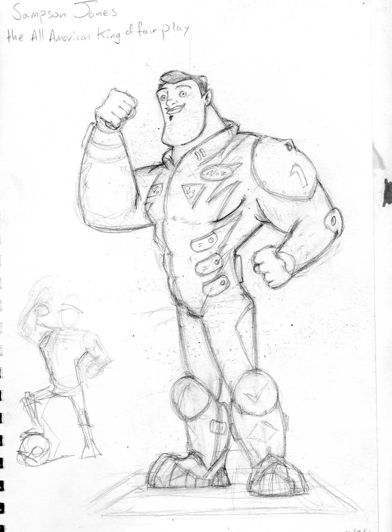 Samson sketch by strangechildsbrain on DeviantArt