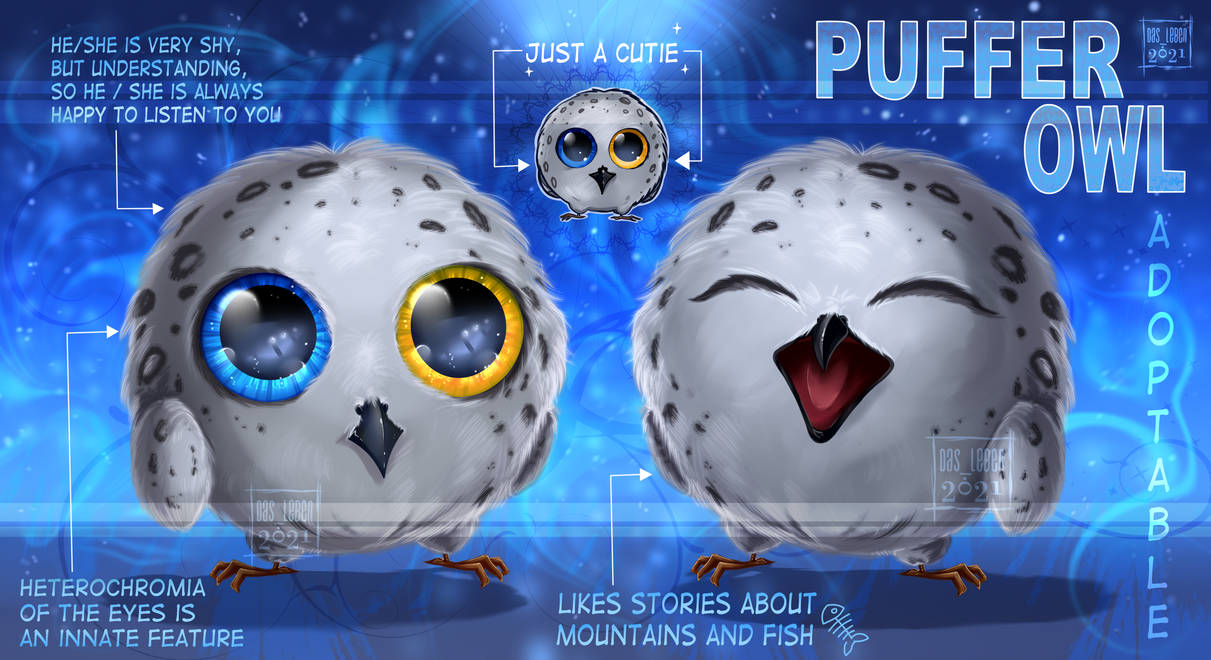 Adopt Puffer Owl by Das_Leben CLOSED