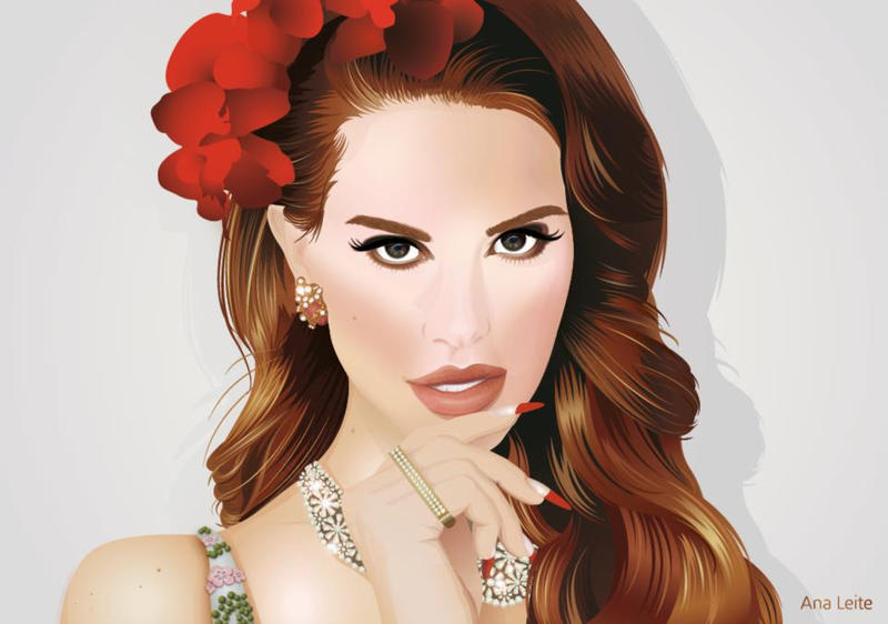 Lana del Rey Vector