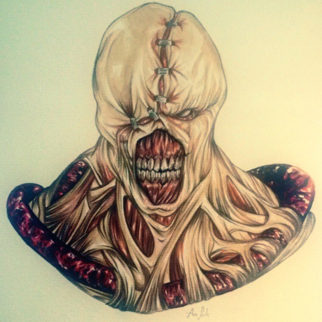 Nemesis in watercolor