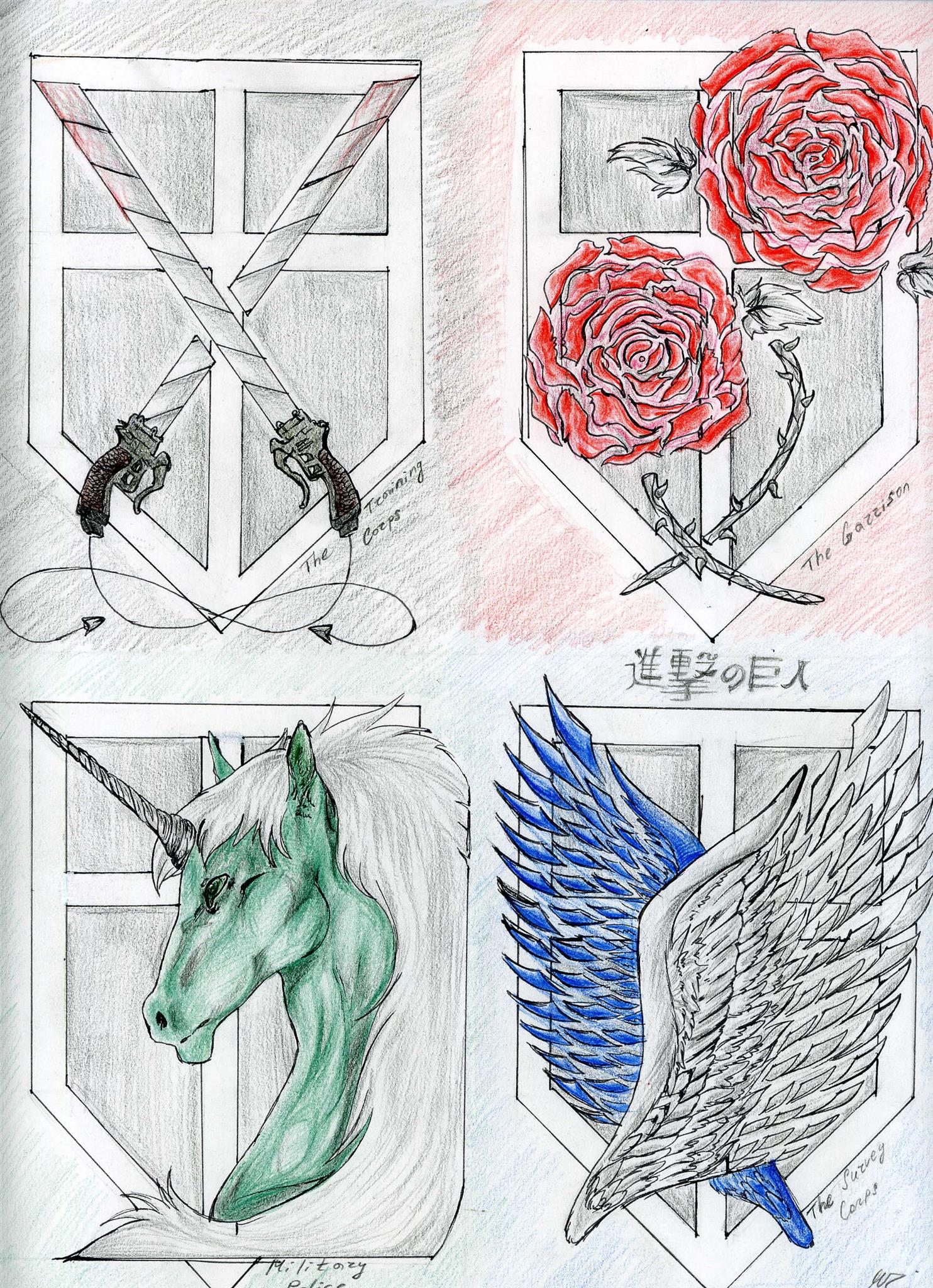 Attack On Titan Logos By Marivity On Deviantart Attack On Titan Logos By Marivity On Deviantart