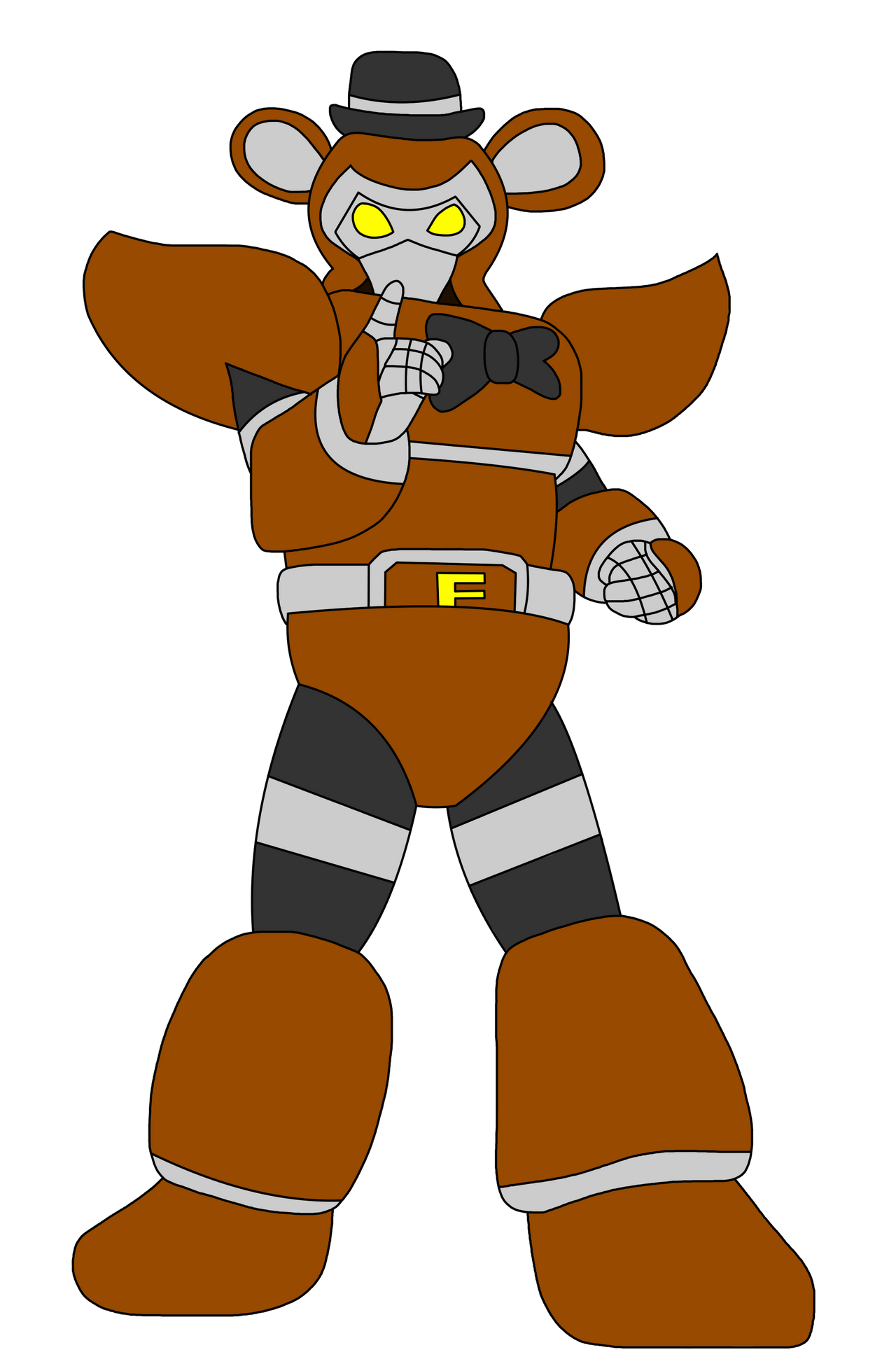 Freddy Raspberry Fighting A-Robot Fighting Freddy by Phumpuwado on DeviantArt