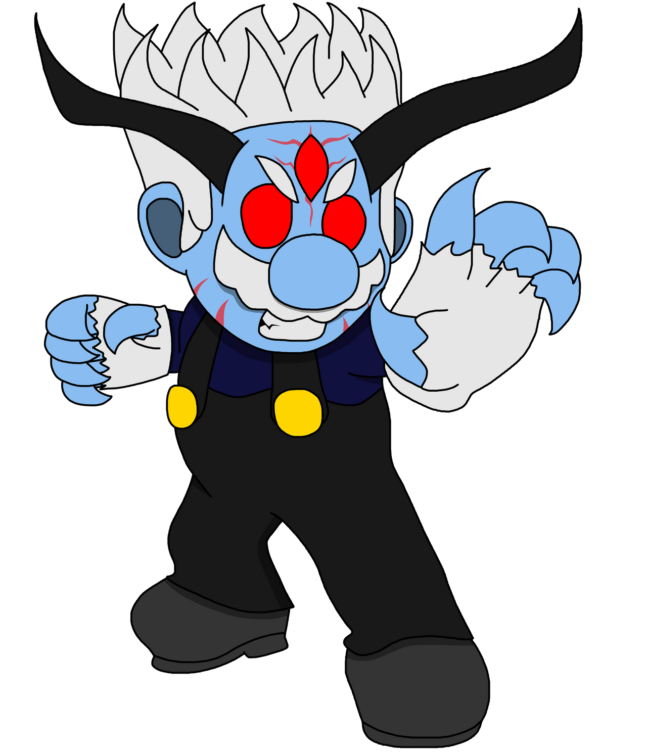 Demon Mario Form.2 by Phumpuwado on DeviantArt